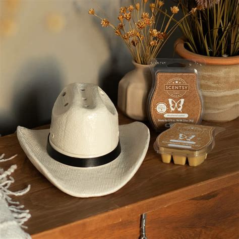 rustic garden scentsy warmer|cowboy hat scentsy warmer.